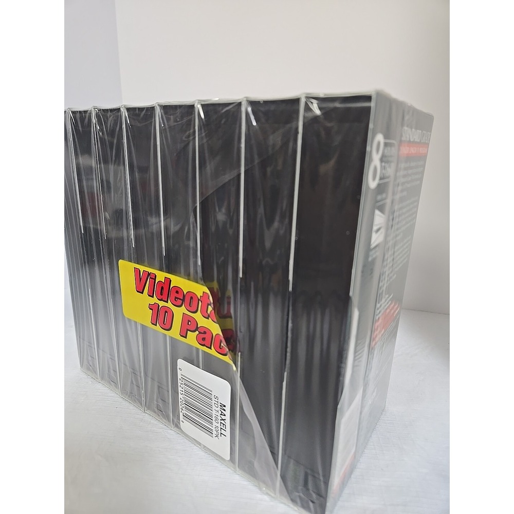 Maxell VHS T-160 Premium Grade 8 Hour Tapes - 10 pack - Picture 5 of 5